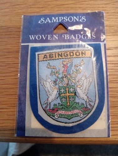 Sampson woven badge abingdon - sampson,