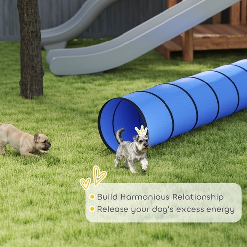 Foldable dog play tunnel 300 - dog, x