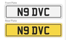 N9 DVC Private Number Plate