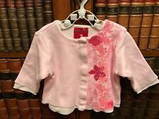 Baby Girls' Kenzo Pink Stretch Cotton Floral Cardigan Jacket - 6 Months - New