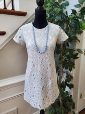 Dee Elle Blue Cream Lace