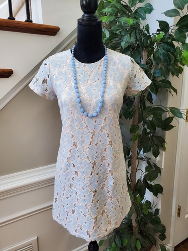 Dee elle blue cream lace - cream,