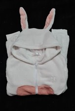 ❤️HIGHLIGHT COMPANY SOFT FLEECE HOODED JUMPSUIT WITH BUNNY EARS SIZE M/UK 10-12❤