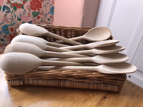 Wooden cooking spoon 30cm - spoon, long