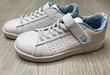 K-Swiss Court Casper Unicorn Sneakers Girls 3 Athletic School Shoes White Blue