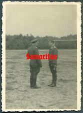 E8/3 WW2 ORIGINAL PHOTO OF GERMAN WEHRMACHT LUFTAFFE OFFICERS WITH DAGGER