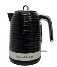 Russell Hobbs Inspire Electric Kettle, 3000 W Fast Boil 1.7 Litre Black 24361