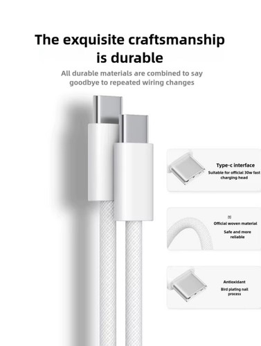 Genuine original usb charger - usb-c,