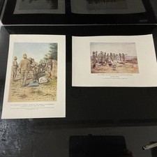 Two Original 1901 Prints Of