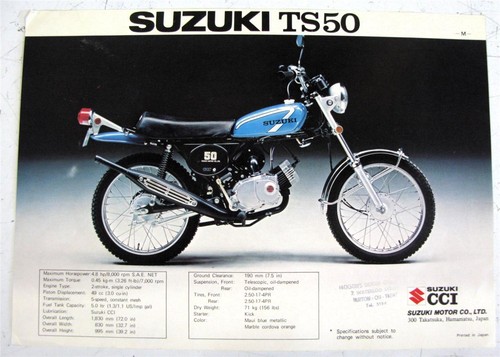 Suzuki ts50 ts100 m - suzuki,
