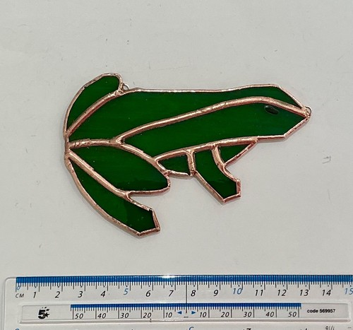 Stained glass frog light - glass,