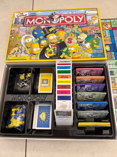 Vintage the simpsons - the, monopoly