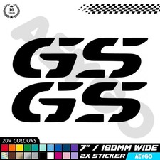 2x BMW GS Vinyl Decal Stickers