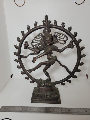 Vintage brass shiva nataraja - shiva,