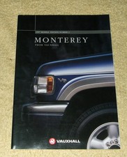 Vauxhall Monterey 1997 Models Edition No2, RS, LTD, Diamond, 3.1 TDS, 3.2 V6
