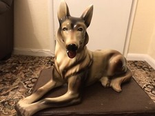Vintage Art Deco porcelain dog
