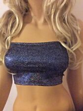 Boob Tube Top Shiny Wet Look