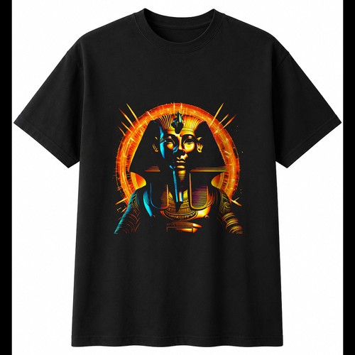 Neon sphinx with sparks - neon,