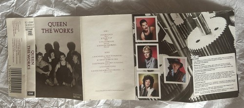 Queen the works cassette - queen, 1984