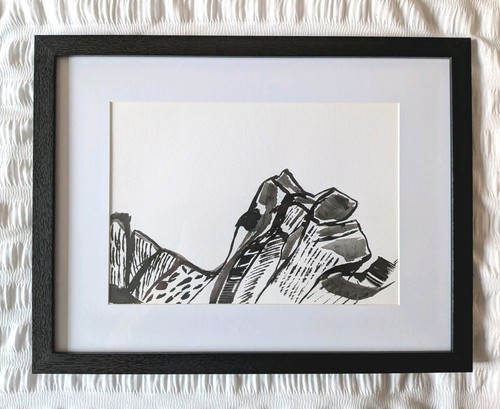 Ives island rock study - island,