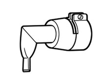 Leister Angled Nozzle 20mm 60 degree Fits Triac S/PID/ST/AT/PID 107.125