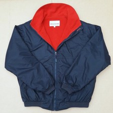 Musto Mens Unisex Snug Blouson Fleece Jacket Medium Navy Red riding sailing coat