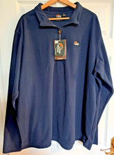 Lowe Alpine Mens Micro Grid Quarter 1/4 Zip Aleutian Fleece Navy Blue - size XL