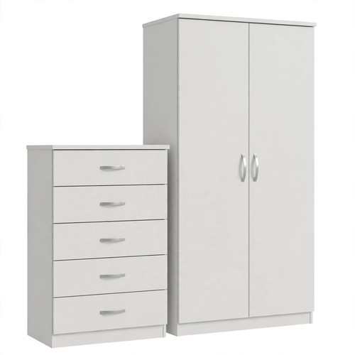 Door wooden wardrobe with - 2,