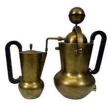 VTG Art Deco BRASS Bakelite