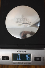 Antique Sterling Silver Disk