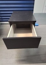 bed side table 2 drawers