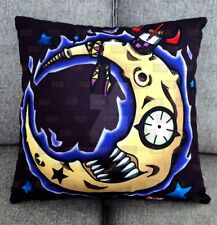 Halloween Monster Moon Red Bubble Custom Cushion Cover (40x40cm)