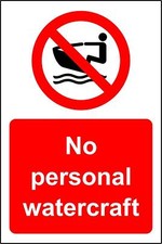 No personal watercraft safety