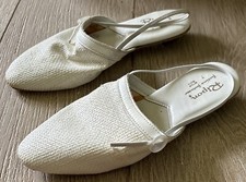 Vintage Ripon Funtime Footwear Circa 1950s Heels Size 7 White RARE