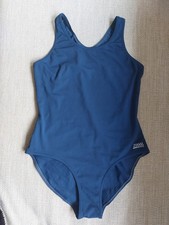 Girls ZOGGS Aqualast Navy Swimsuit Size 34inch