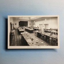 Folkestone Postcard C1950 Real Photo Kent Police Training College Dining Hall