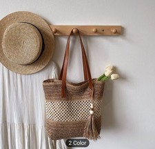 Straw Woven Shoulder Bag Boho