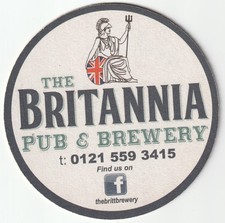 BEER MAT - BRITT BREWERY -