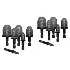  2 Pack Swaging Tool Drill Bit Set Tube Expander Flaring Copper Tubing