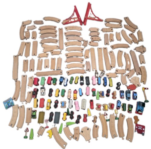 Wooden railway bundle track - wooden,