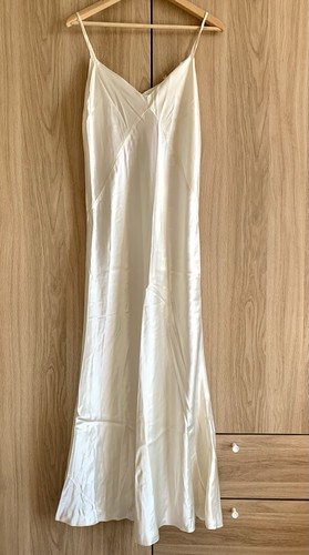 Vintage 1930s ivory satin - 1930s,