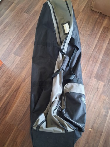 Golf travel bag black - black, and