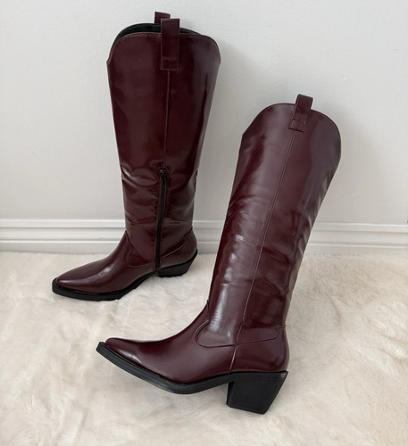 Womens burgundy black long - womens,