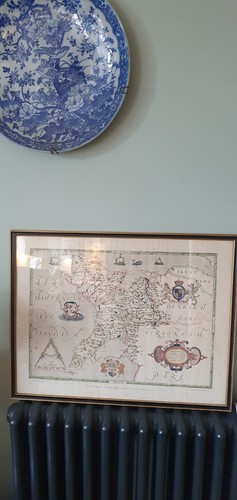 Vintage saxton map anglesey - vintage,