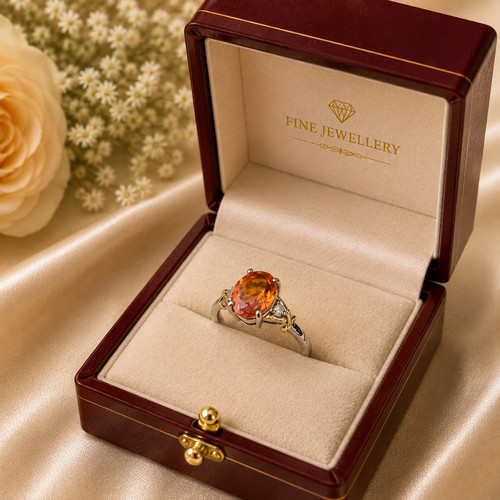 Padparadscha quartz zircon - padparadscha, &