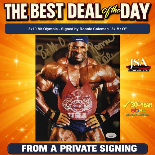 Ronnie coleman signed - coleman, 8x10