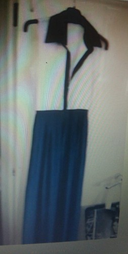Bnwt long cream navy - navy, lace