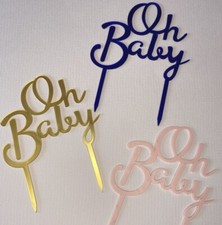 Oh Baby Cake Topper for