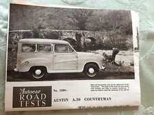 a2j ephemera 1955 article austin a 30 countryman car review 