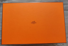 Original Orange HERMES Box with ribbon Empty Shoe  31*21*11.5 cm
